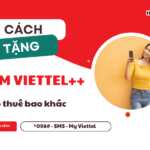 cach tang diem viettel++ cho thue bao khac