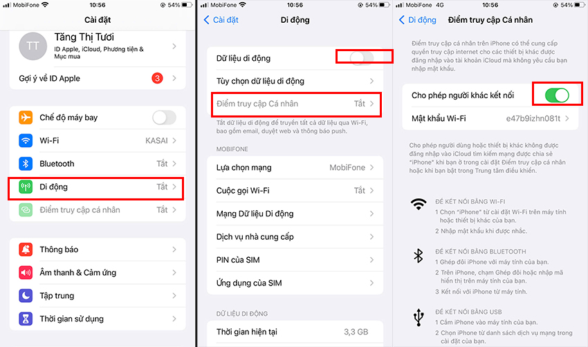 Cách chia sẻ mạng gói MXH100 Viettel