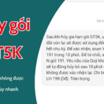 Tại sao không hủy được gói ST5K Viettel