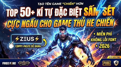 Kí tự đặc biệt sấm sét